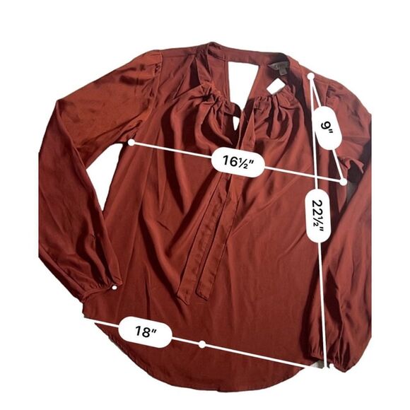 Nanette lepore Blouse XS Rust - Picture 4 of 8